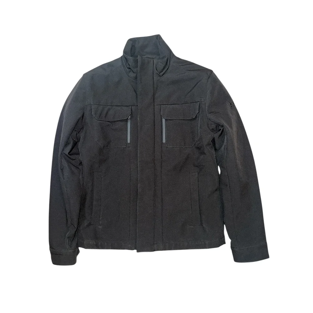 Michael Kors Men's Black Soft Shell Jacket‎ Small | Zip Front